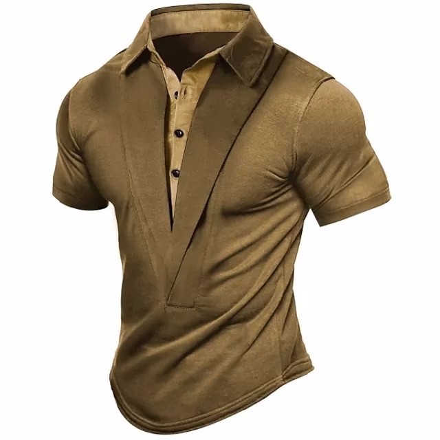 Plus Size Summer Men’s Outdoor Retro Casual Shirt