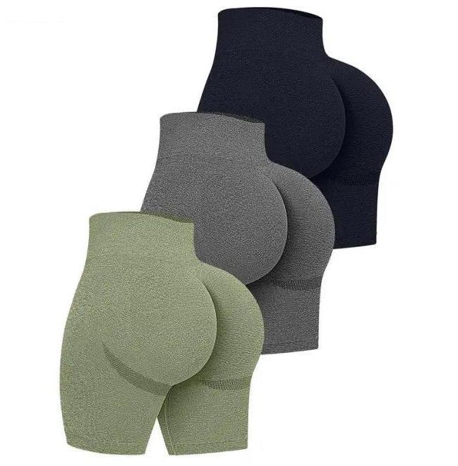 Women’s High Waist Running Cycling PantsYoga Shorts Sports Fitness Pants
