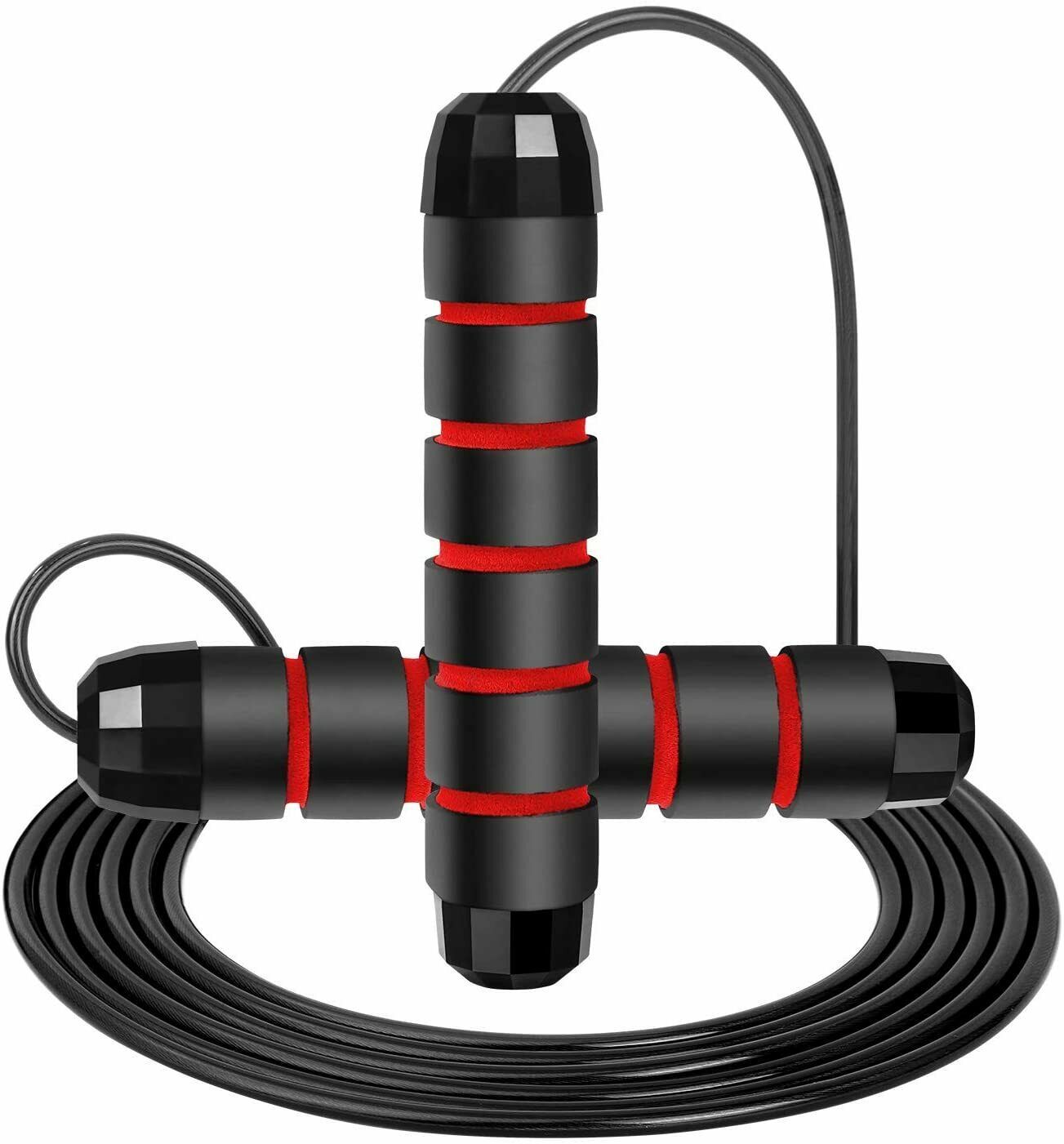 Jump’ Rope Tangle-Free Rapid Speed Jumping Rope Cable With Ball Bearings Steel Skipping Rope Gym Fitness Home Exercise Slim Body